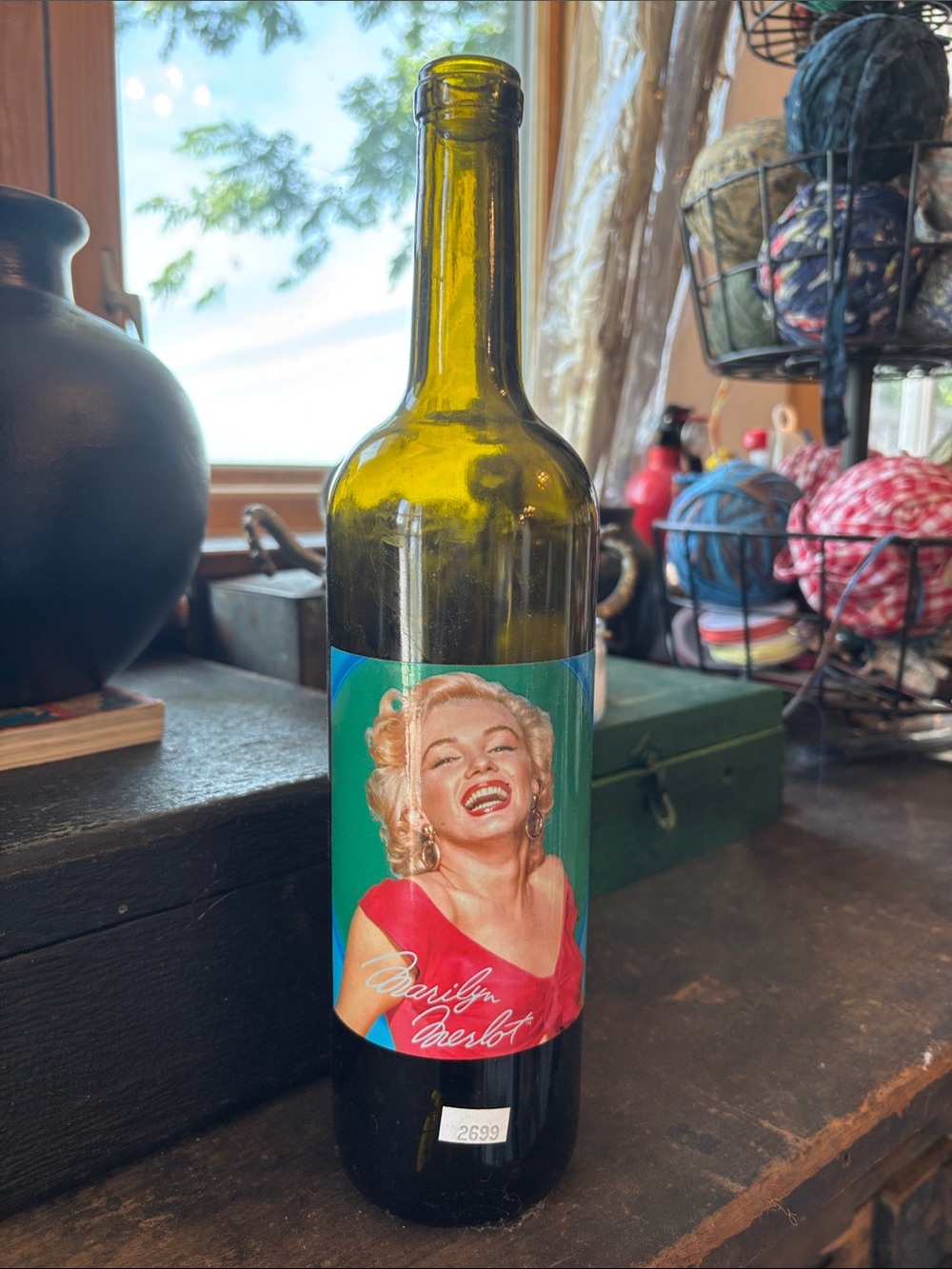 Marilyn Monroe Merlot Wine Bottle Napa Valley